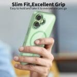 Tech-Protect Magmat MagSafe Sage/Clear Kryt iPhone 17