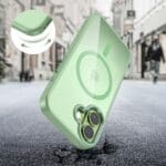 Tech-Protect Magmat MagSafe Sage/Clear Kryt iPhone 17