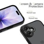 Tech-Protect Magmat Matte Black Kryt iPhone 17