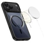 Tech-Protect Magpeak MagSafe Cc Black/Clear Kryt iPhone 17 Pro Max