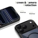 Tech-Protect Magpeak MagSafe Cc Black/Clear Kryt iPhone 17 Pro Max