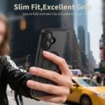 Tech-Protect Magpeak MagSafe Cc Matte Black Kryt iPhone 17