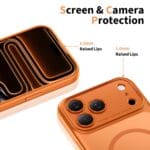 Tech-Protect Magpeak MagSafe Cc Matte Cosmic Orange Kryt iPhone 17 Pro Max