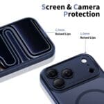 Tech-Protect Magpeak MagSafe Cc Matte Deep Blue Kryt iPhone 17 Pro