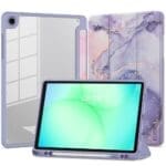 Tech-Protect Sc Pen Hybrid Violet Marble Kryt Samsung Galaxy Tab A11 8.7 X133/X135/A9 8.7 X110/X115