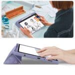 Tech-Protect Sc Pen Hybrid Violet Marble Kryt Samsung Galaxy Tab A11 8.7 X133/X135/A9 8.7 X110/X115