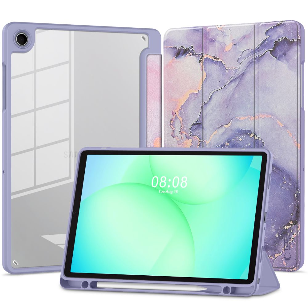 Tech-Protect Sc Pen Hybrid Violet Marble Kryt Samsung Galaxy Tab A11 8.7 X133/X135/A9 8.7 X110/X115