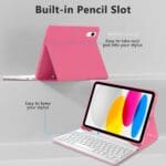 Tech-Protect Sc Pen + Keyboard iPad 10.9” 10 / 2022 / 11” 11 / 2025 Magenta