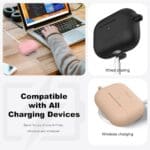 Tech-Protect Silicone Hook Apple Cosmic Orange Kryt AirPods Pro 3