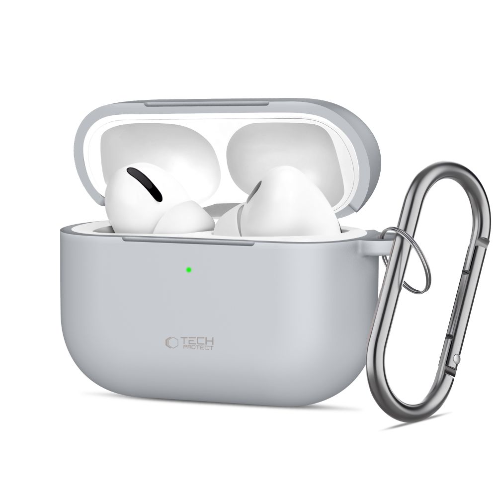 Tech-Protect Silicone Hook Apple Crayon Grey Kryt AirPods Pro 3