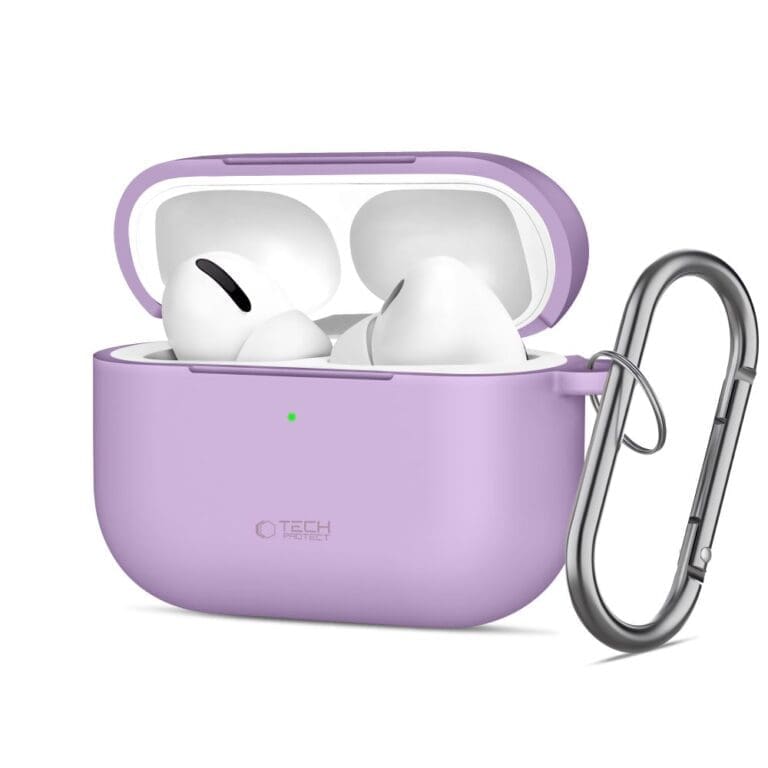 Tech-Protect Silicone Hook Apple Lavender Kryt AirPods Pro 3