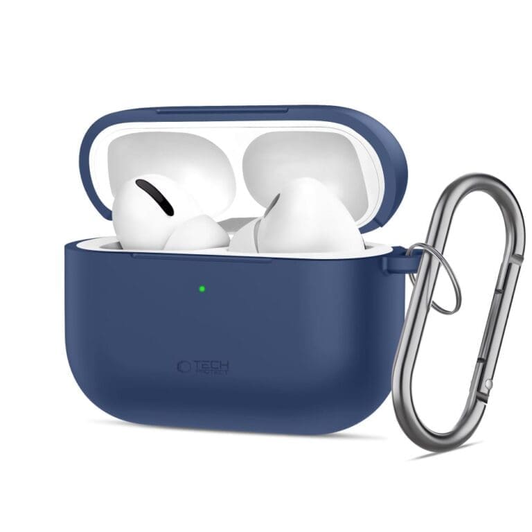 Tech-Protect Silicone Hook Apple Navy Blue Kryt AirPods Pro 3