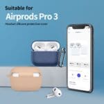 Tech-Protect Silicone Hook Apple Olive Green Kryt AirPods Pro 3