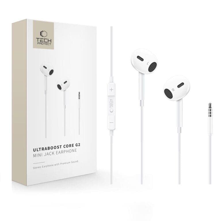 Tech-Protect Ultraboost Mini Jack Earphone Core G2 White