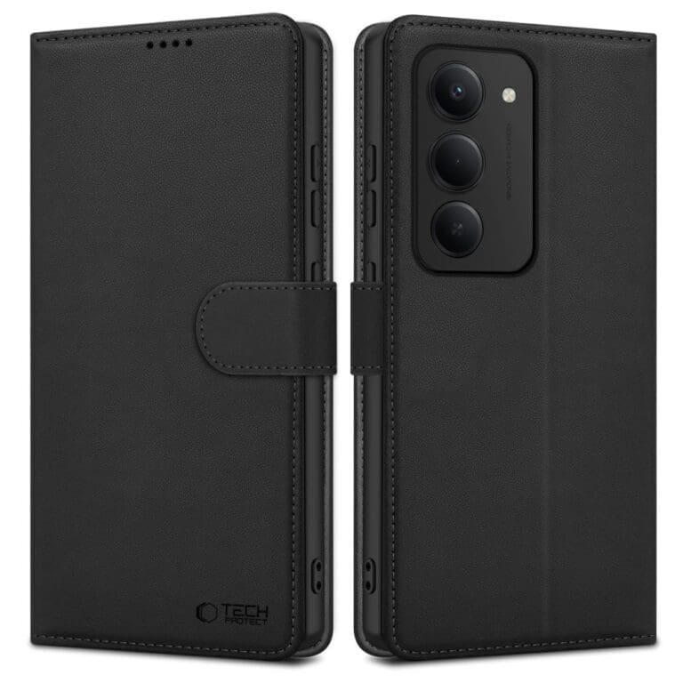 Tech-Protect Wallet Black Kryt Xiaomi Redmi 15