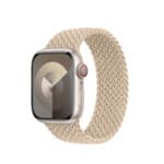 Apple Braided Strap Solo Mpcq3Zm/A SE/11/10/9/8/7/6/5/4/3/Ultra 1/2/3 (44/45/46/49mm) Beige Size 6 Original Seal