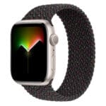 Apple Braided Strap Solo SE/11/10/9/8/7/6/5/4/3 (42/41/40/38mm) Size 7 Black Unity Original Seal