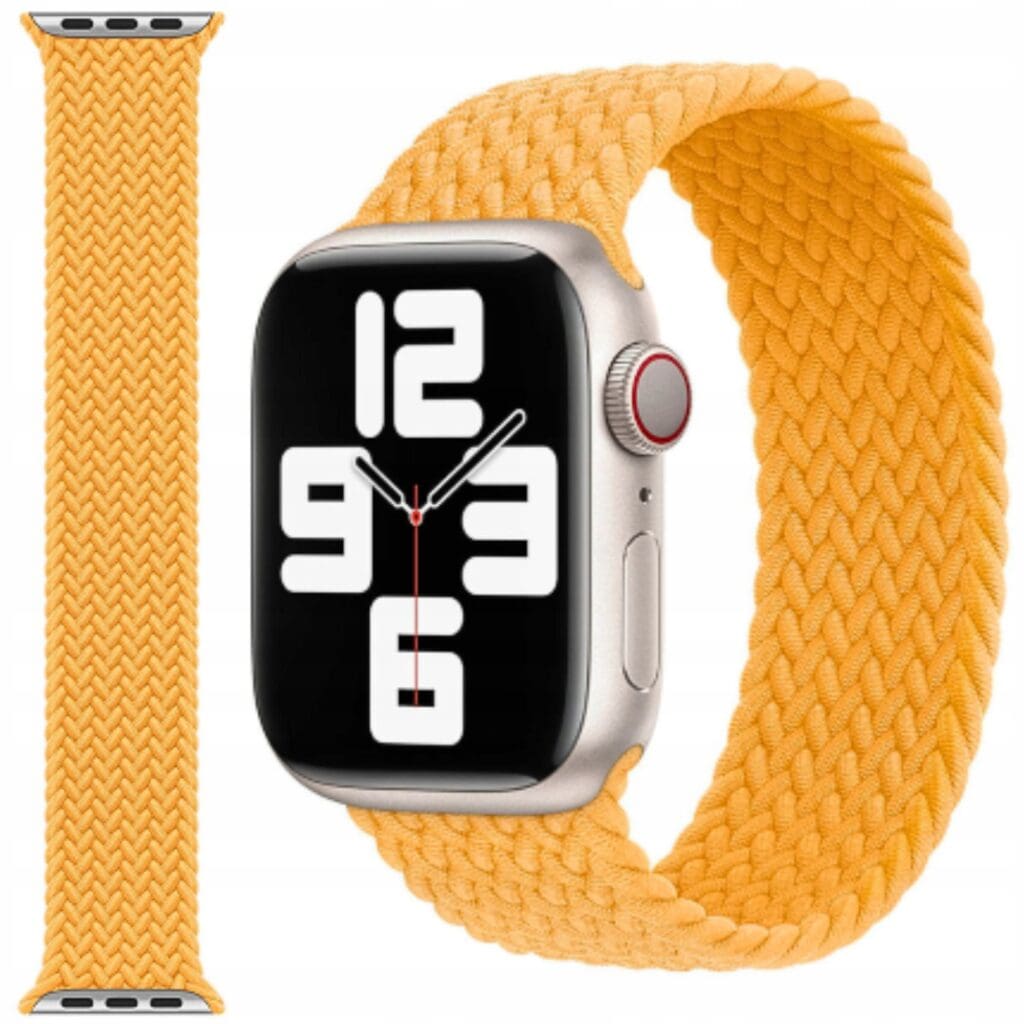 Apple Braided Strap Solo SE/11/10/9/8/7/6/5/4/3 (42/41/40/38mm) Sunshine Size 4 Original Seal