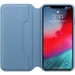 Apple Leather Folio Mrx52Zm/A Cape Cod Blue Original Seal Kryt iPhone 11/XS Max