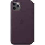 Apple Leather Folio Mx092Zm/A Aubergine Original Seal Kryt iPhone 11 Pro Max