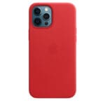 Apple Leather Mhkj3Zm/A Scarlet Original Seal Kryt iPhone 12 Pro Max