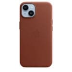 Apple Leather Mpp73Zm/A Umber Original Seal Kryt iPhone 14
