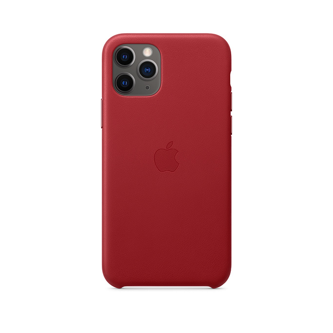 Apple Leather Mwyf2Zm/A Red Original Seal Kryt iPhone 11 Pro