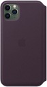 Apple Leather Mx072Zm/A Aubergine Original Seal Kryt iPhone 11 Pro