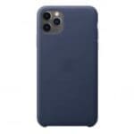 Apple Leather Mx0G2Zm/A Midnight Blue Original Seal Kryt iPhone 11 Pro Max