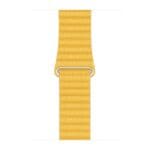 Apple Lemon Leather Band For SE/11/10/9/8/7/6/5/4/3/Ultra 1/2/3 (44/45/46/49mm) Cases Size L Original Seal Mxad2Zm/A