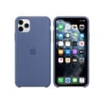 Apple Silicone My122Zm/A Linen Blue Original Seal Kryt iPhone 11 Pro Max