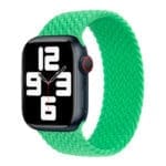 Apple Strap Apple Watch 3K435Zm/A Braided Solo Loop SE/11/10/9/8/7/6/5/4/3/Ultra 1/2/3 (44/45/46/49mm) Size 4 Bright Green Original Seal