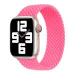 Apple Strap Apple Watch 3K439Zm/A Braided Solo Loop SE/11/10/9/8/7/6/5/4/3/Ultra 1/2/3 (44/45/46/49mm) Size 4 Flamingo Original Seal