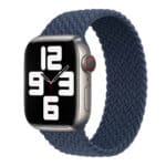 Apple Strap Apple Watch Ml6J3Zm/A Braided Solo Loop SE/11/10/9/8/7/6/5/4/3 (42/41/40/38mm) Size 9 Abyss Blue Original Seal
