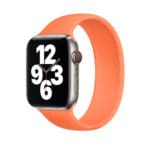 Apple Strap Apple Watch Myx62Zm/A Solo Loop SE/11/10/9/8/7/6/5/4/3/Ultra 1/2/3 (44/45/46/49mm) Size 7 Kumquat Original Seal