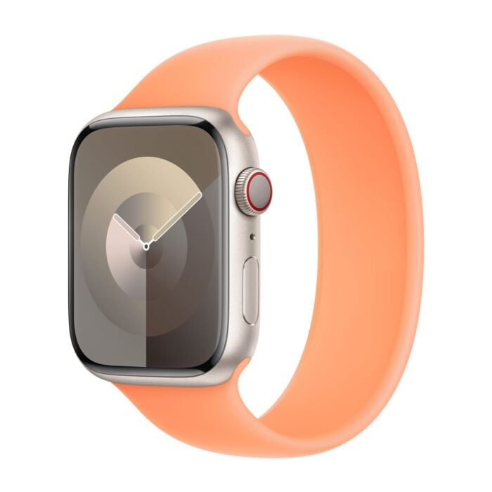 Apple Strap Apple Watch Solo Loop Mtga3Zm/A SE/11/10/9/8/7/6/5/4/3/Ultra 1/2/3 (44/45/46/49mm) Size 3 Orange Sorbet Original Seal