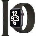 Apple Strap Apple Watch Solo Loop Mynf2Zm/A SE/11/10/9/8/7/6/5/4/3 (42/41/40/38mm) Size 4 Black Original Seal