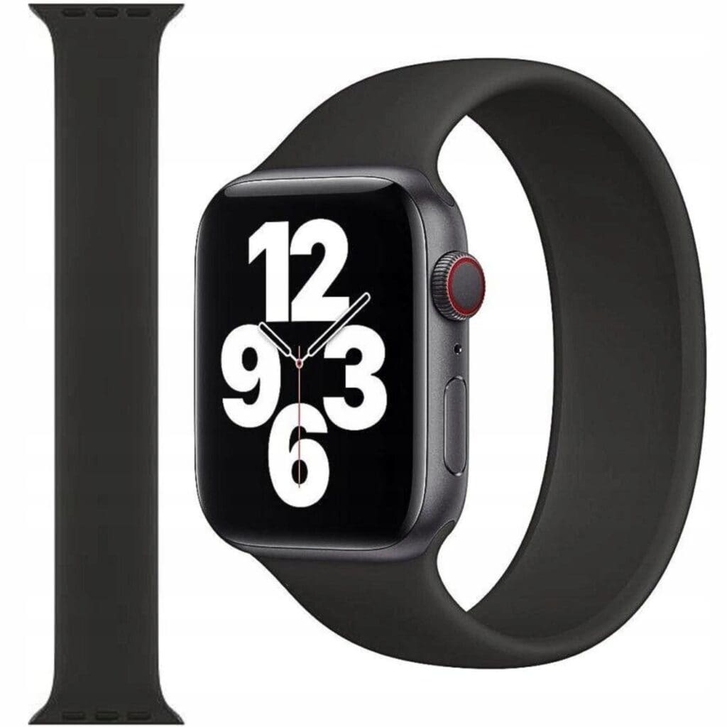 Apple Strap Apple Watch Solo Loop Myt22Zm/A SE/11/10/9/8/7/6/5/4/3 (42/41/40/38mm) Size 6 Black Original Seal