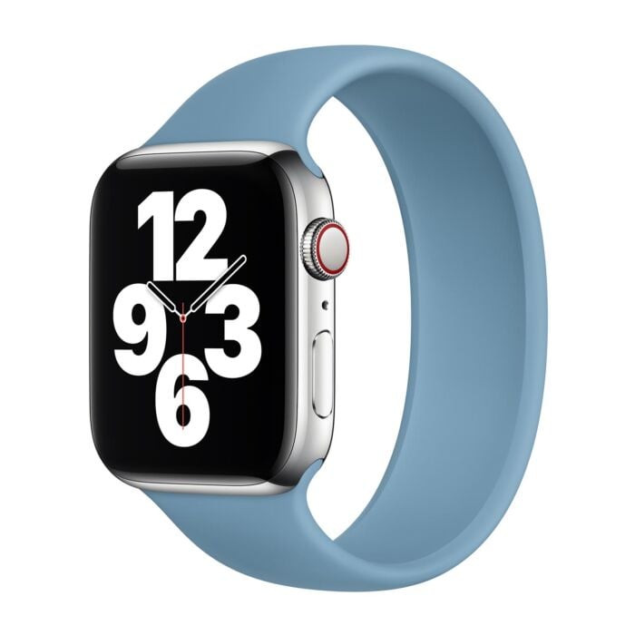 Apple Strap Apple Watch Solo Loop Myxd2Zm/A SE/11/10/9/8/7/6/5/4/3/Ultra 1/2/3 (44/45/46/49mm) Size 4 Northrn Blue Original Seal