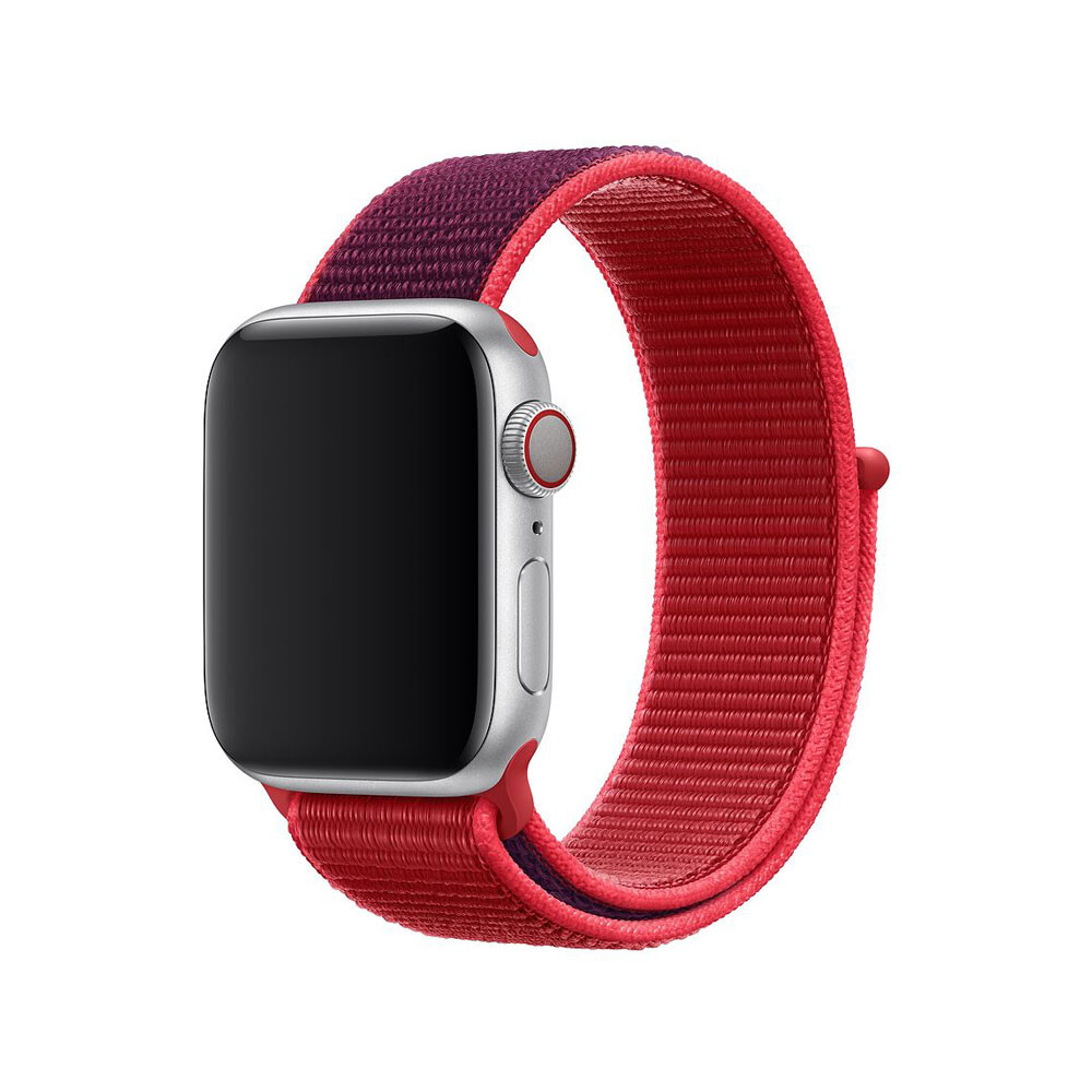 Apple Strap Mxhv2Zm/A Apple Watch Sport Loop SE/11/10/9/8/7/6/5/4/3 (42/41/40/38mm) Red Original Seal