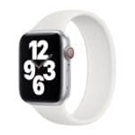 Apple Strap Solo Silicone Strap For Apple Watch SE/11/10/9/8/7/6/5/4/3 (42/41/40/38mm) Size 4 White Original Seal