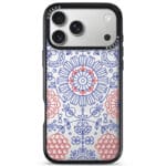 Blue Red Ornaments Kryt iPhone 17 Pro