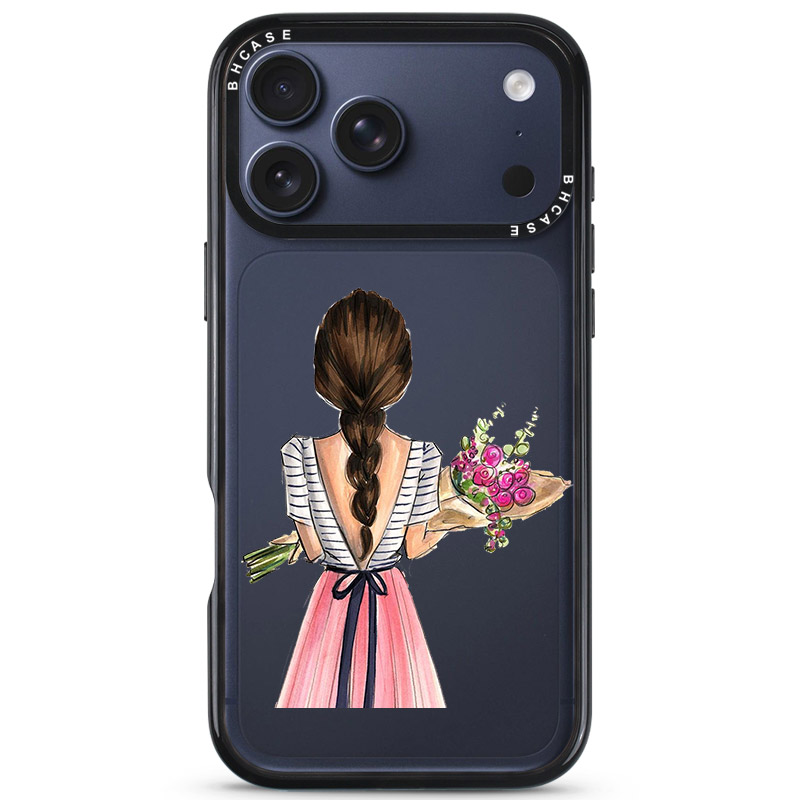 Floral Girl Kryt iPhone 17 Pro