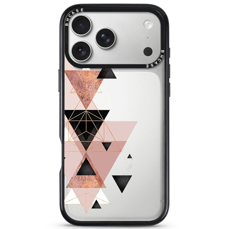 Geometric Pink Kryt iPhone 17 Pro