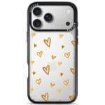 Golden Hearts Kryt iPhone 17 Pro