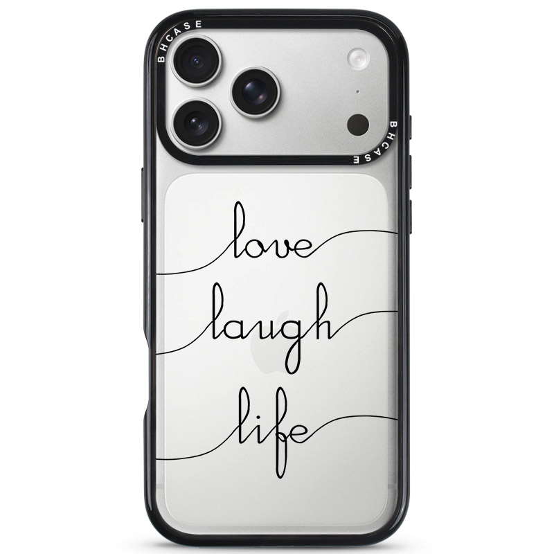 Love Laugh Life Kryt iPhone 17 Pro