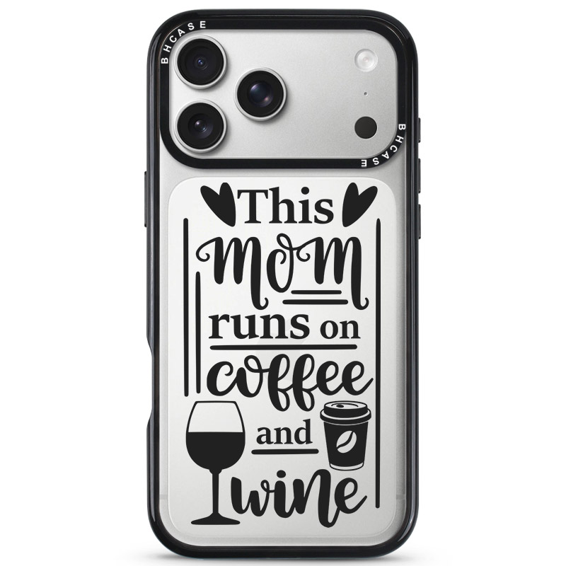 Mom Coffee Wine Kryt iPhone 17 Pro