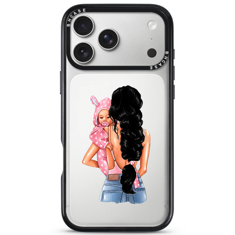 Mother Black Haired With Girl Kryt iPhone 17 Pro