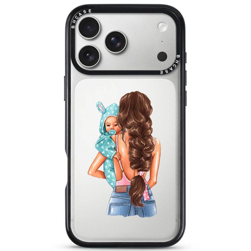 Mother Brunette With Boy Kryt iPhone 17 Pro