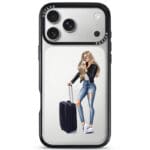 Woman Blonde With Baggage Kryt iPhone 17 Pro